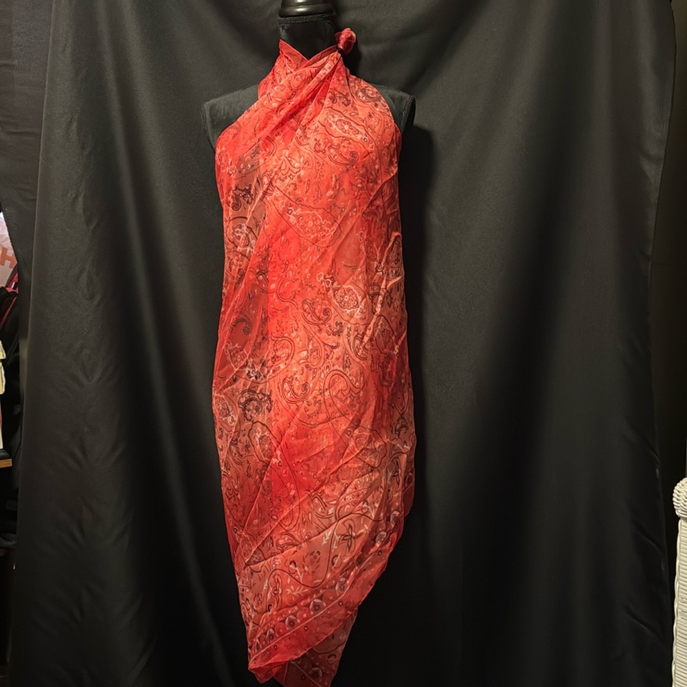 Large wrap around scarf/coverup.